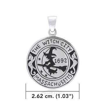 Salem Witch Sterling Silver Pendant TPD4242